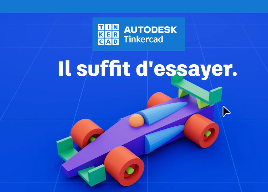 Tinkercad pour faire ses premiers pas en 3D